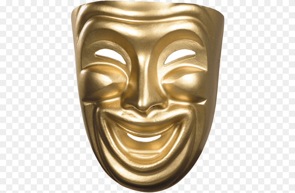 Laughing Mask Freeuse Library Comedy Mask, Emblem, Symbol, Person, Face Free Png