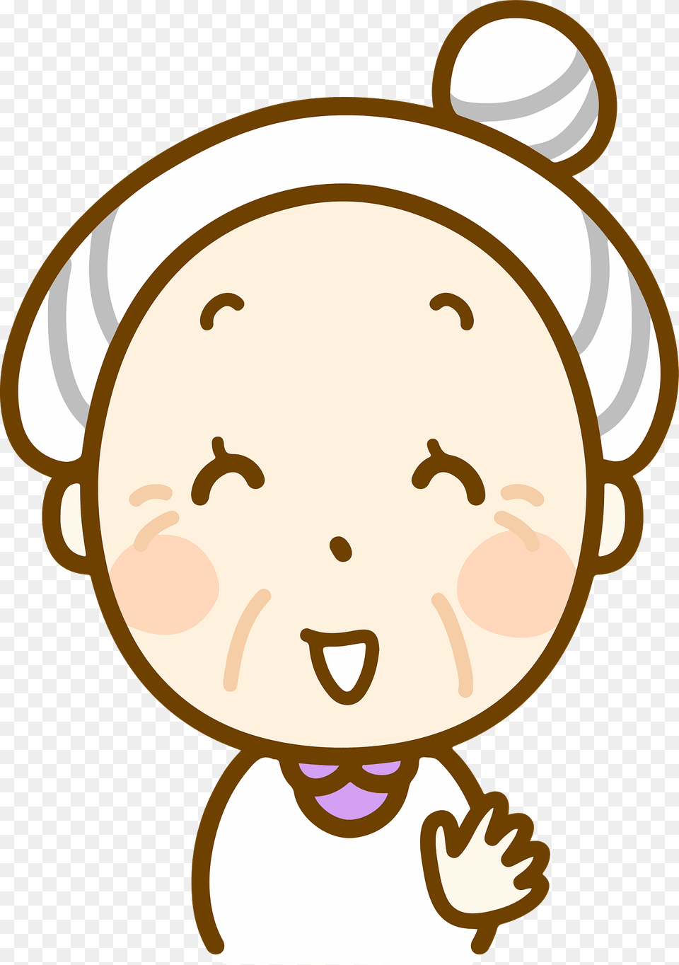 Laughing Old Woman Clipart, Baby, Person, Face, Head Free Transparent Png