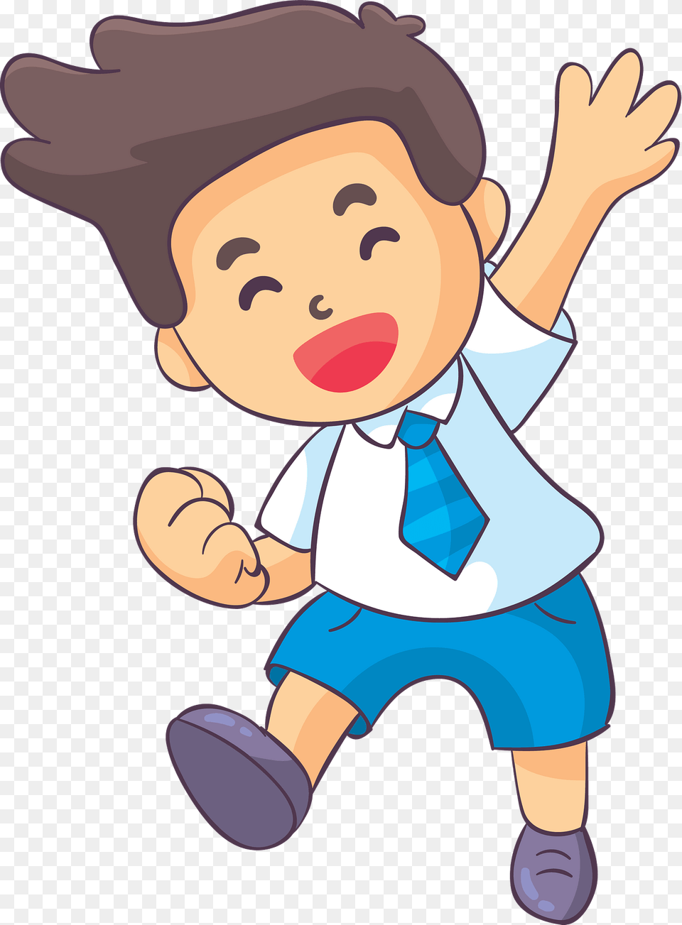 Laughing Schoolboy Clipart, Baby, Person, Accessories, Formal Wear Free Transparent Png