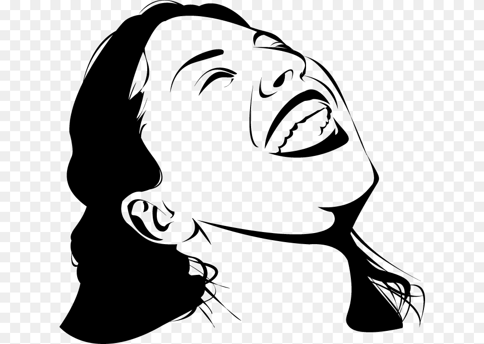 Laughing Vector, Gray Free Png