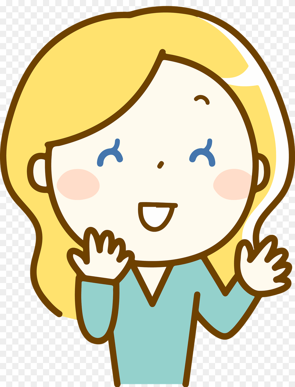 Laughing Woman Clipart, Baby, Person, Face, Head Free Png