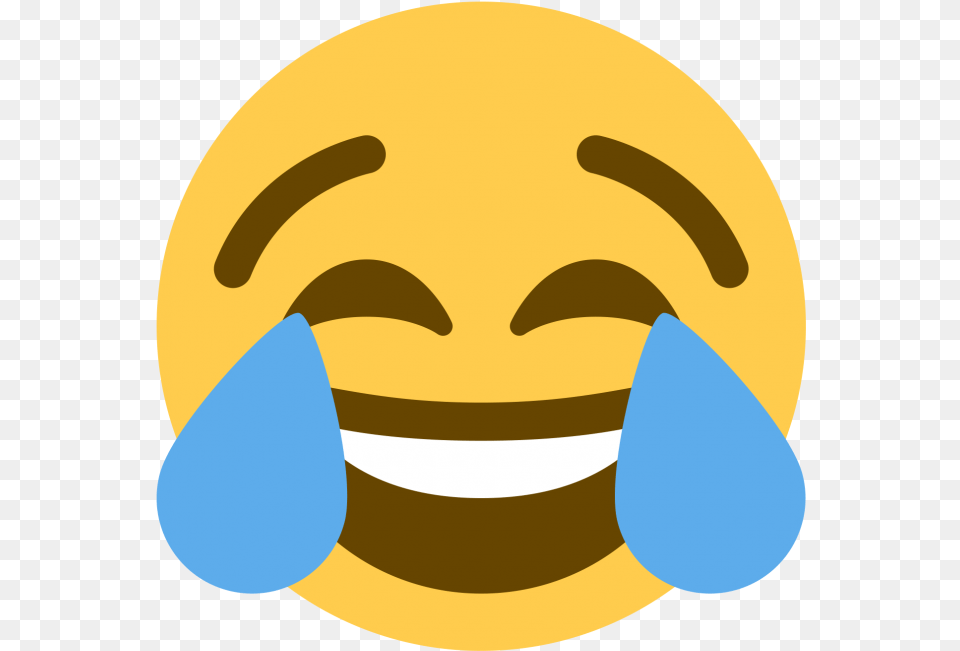 Laughter Images Transparent Imagespng Twitter Joy Emoji, Logo Png Image