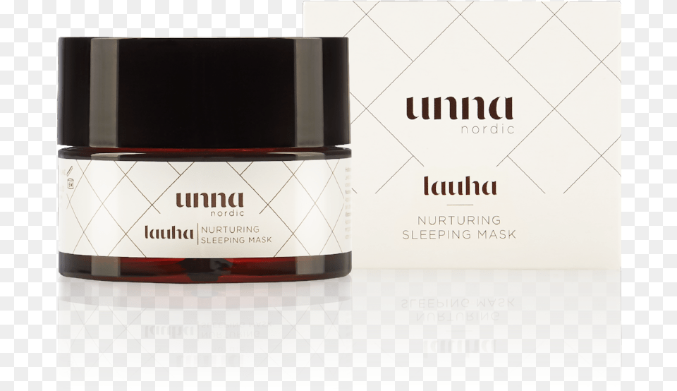 Lauha Nurturing Sleeping Face Mask Unna Nordic Glow Cream, Bottle, Aftershave, Cosmetics Free Png Download