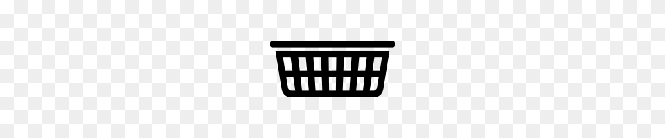 Laundry Basket Icons Noun Project, Gray Free Transparent Png