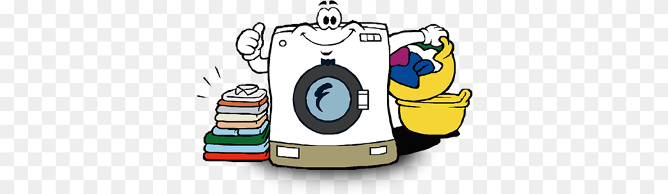 Laundry Cartoon, Person, Washing, Appliance, Device Png