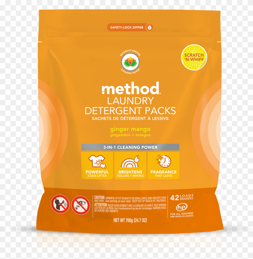 Laundry Detergent Packs 42 Loads Laundry, Advertisement, Powder, Poster, Food Png Image