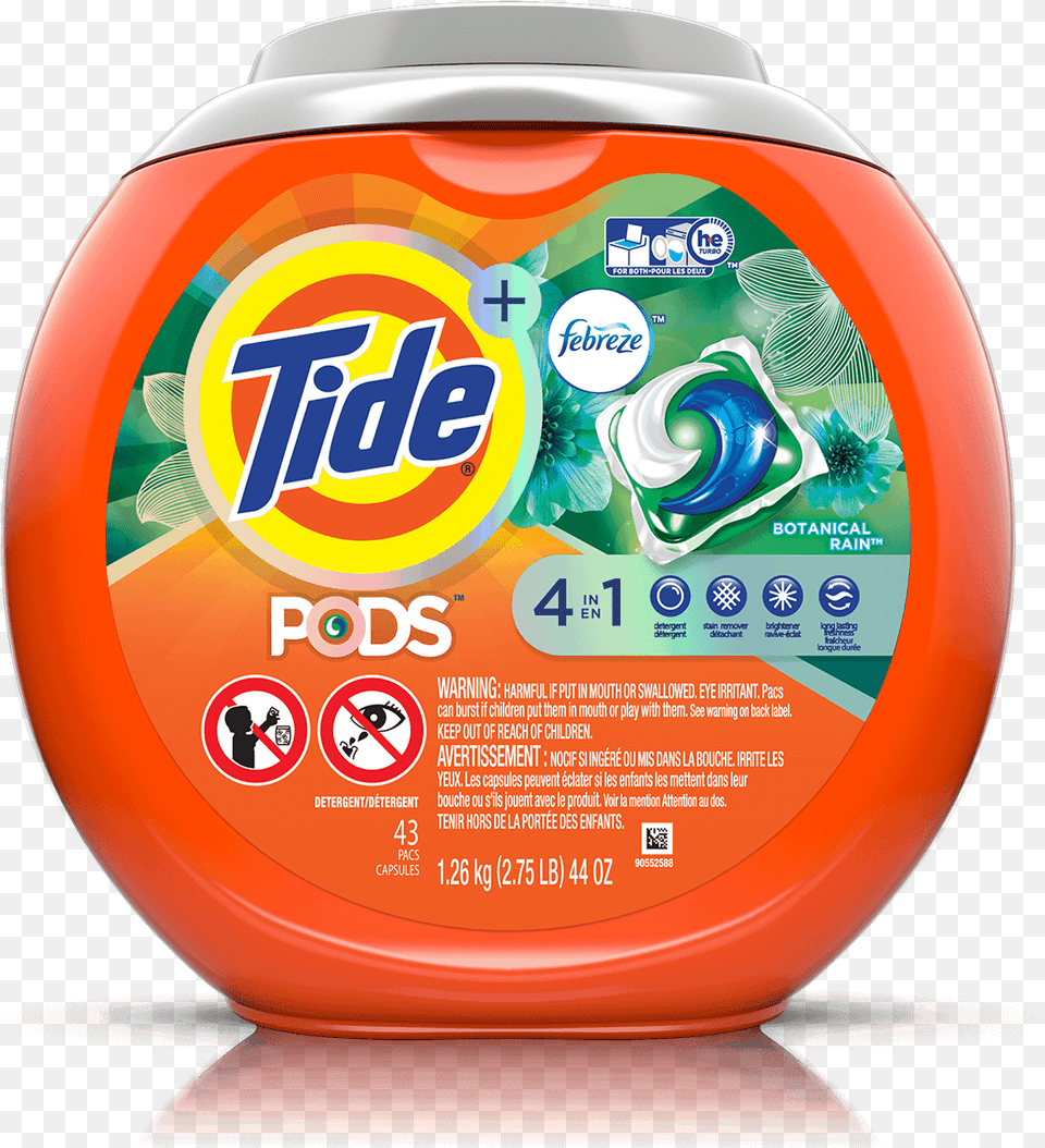 Laundry Detergent Tide Pods, Tin Free Transparent Png