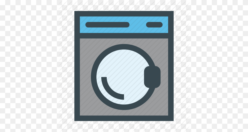 Laundry Machine Washer Washing Icon, Appliance, Device, Electrical Device, Blackboard Free Png