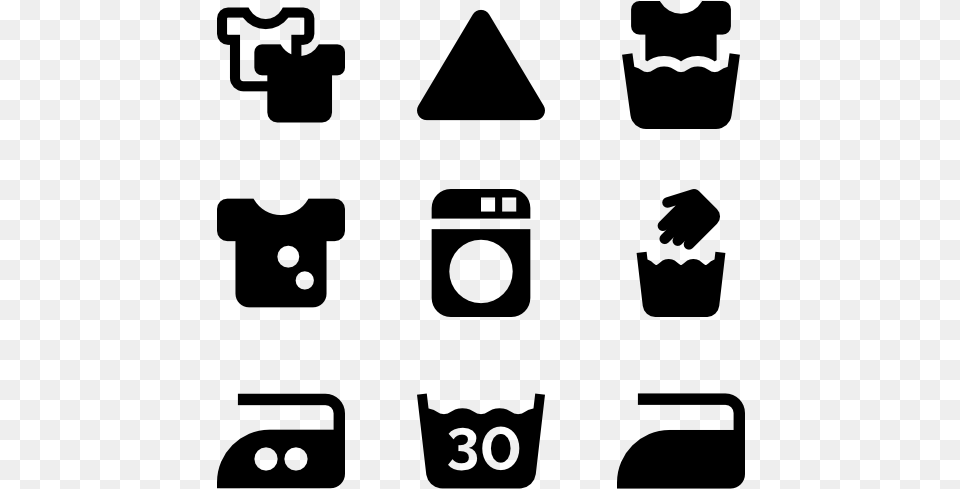 Laundry Symbols Laundry Icon, Gray Free Png