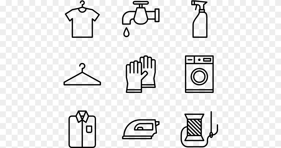 Laundry Vector Food Icon, Gray Png Image