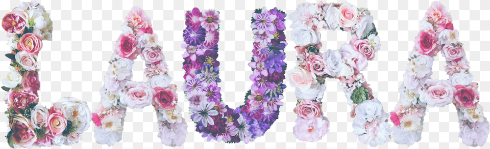 Laura Floral Sticker Arrangement Name Freetoeditremix Artificial Flower, Accessories, Flower Arrangement, Ornament, Plant Free Transparent Png