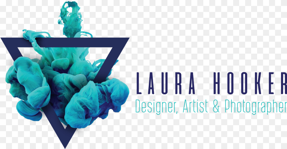 Laura Hooker Dye Dripping In Water, Mineral, Turquoise, Ice Png Image