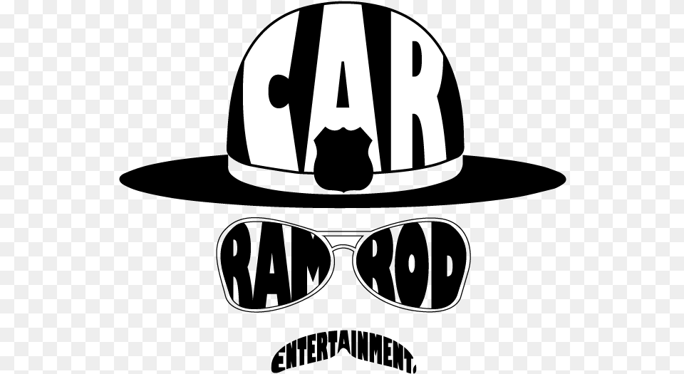 Laura Owen Car Ramrod Entertainment Fedora, Stencil, Logo, Helmet, Silhouette Free Transparent Png