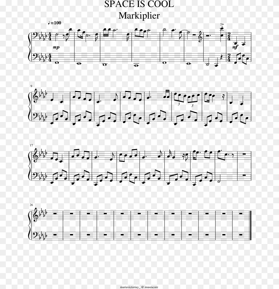 Laura Palmer Theme Sheet Music, Gray Png