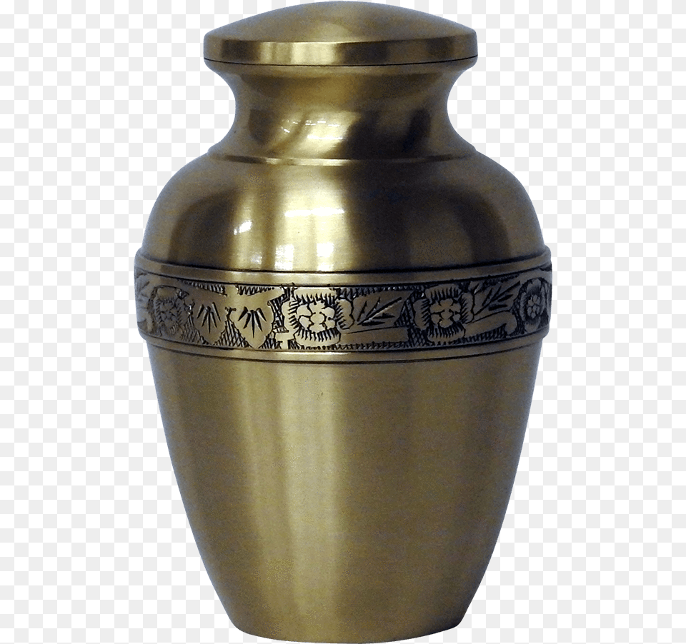 Laurel Bronze Cremation Urn Urn, Jar, Pottery Free Png Download