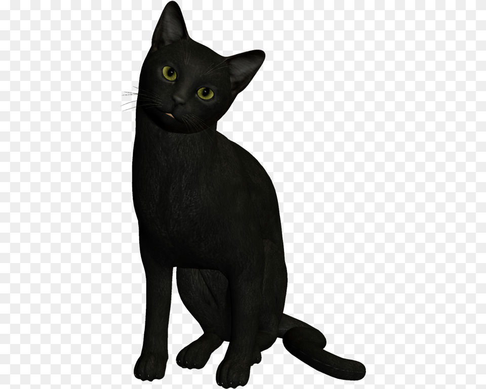 Laurel Burch Cat Clipart Images Gatos Negros, Animal, Mammal, Pet, Black Cat Free Png Download