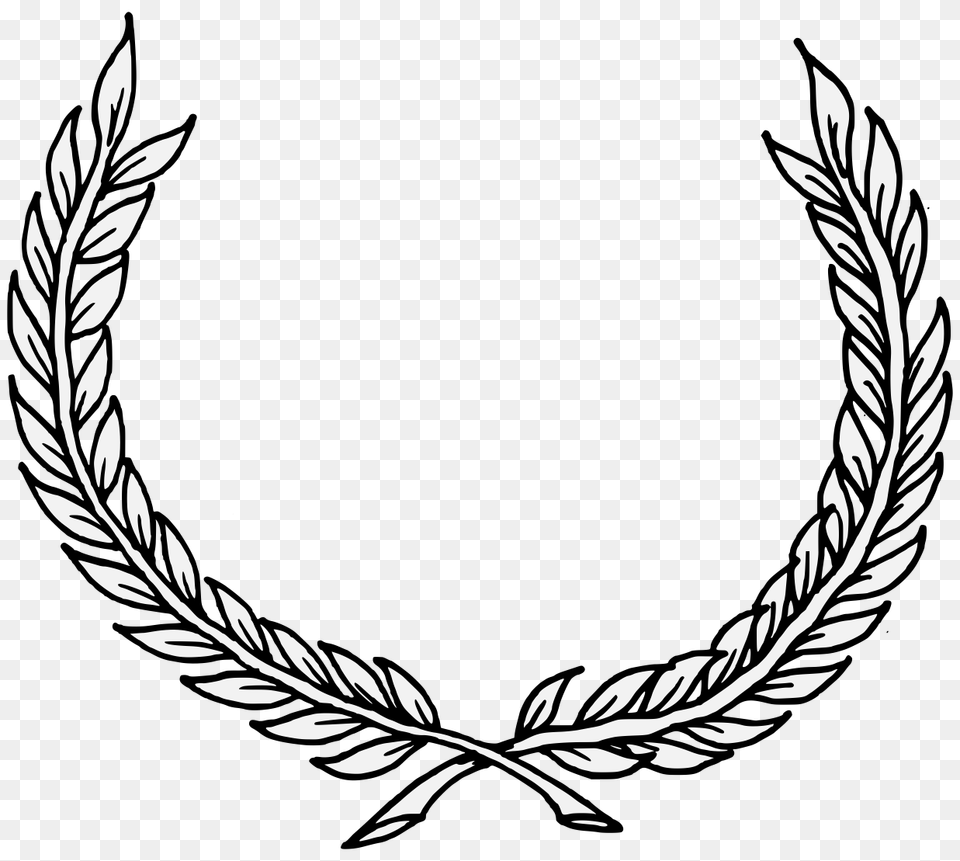 Laurel Leaves Templates, Emblem, Symbol, Stencil, Plant Png Image