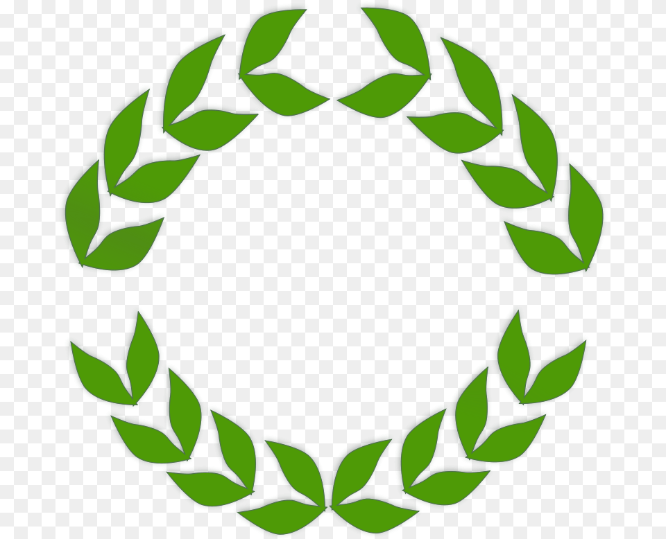 Laurel Vine Clipart Green Laurel Leaves, Plant, Recycling Symbol, Symbol, Emblem Free Transparent Png