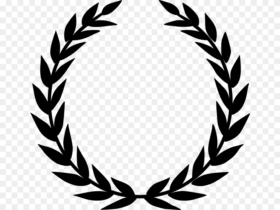 Laurel Wreath, Gray Png Image