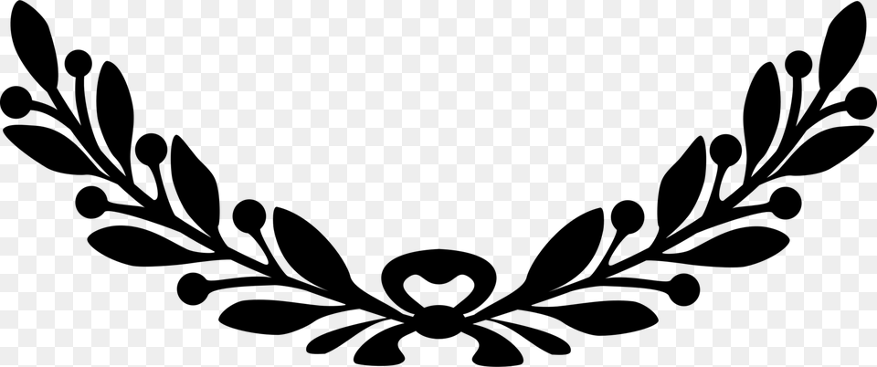 Laurel Wreath Bay Laurel, Gray Free Transparent Png