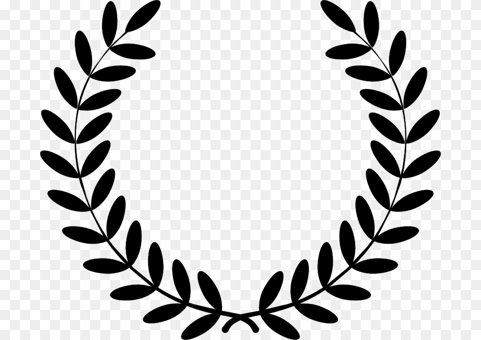 Laurel Wreath Clip Art, Stencil Png Image