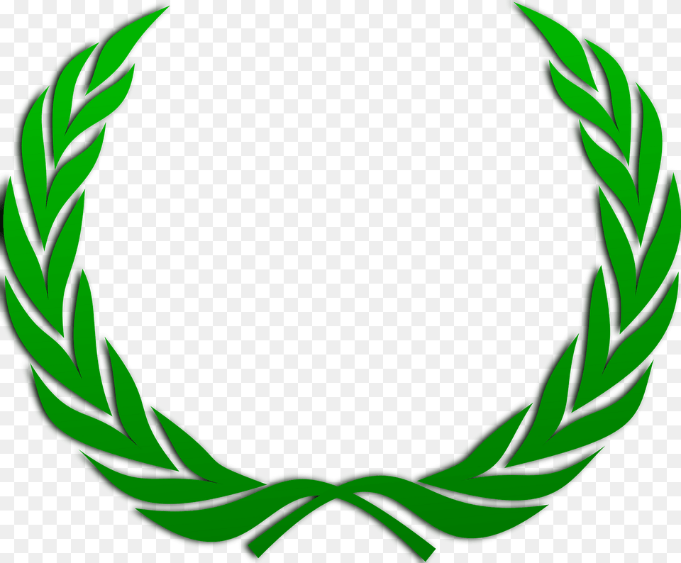 Laurel Wreath Clipart, Green, Symbol Free Transparent Png