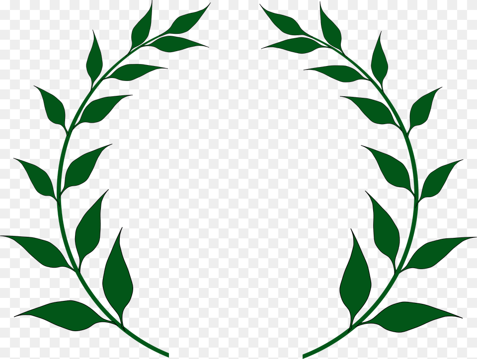 Laurel Wreath Clipart, Green, Leaf, Plant, Herbal Free Png Download
