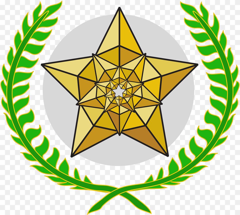 Laurel Wreath Clipart, Symbol, Star Symbol, Leaf, Plant Free Transparent Png