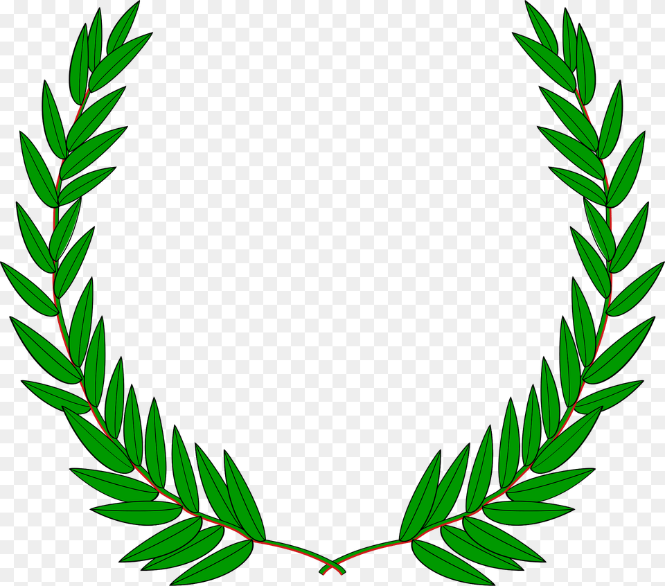 Laurel Wreath Clipart, Green, Leaf, Plant, Grass Png Image