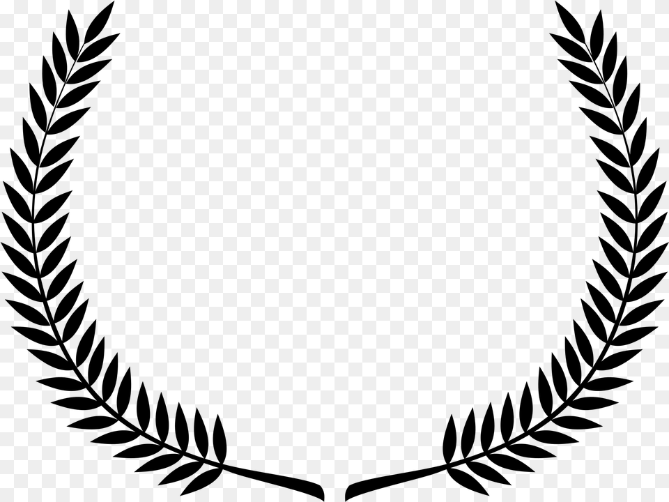 Laurel Wreath Cliparts, Gray Png Image