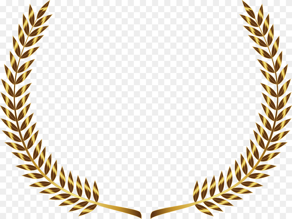 Laurel Wreath Gold, Grass, Plant, Pattern Free Png