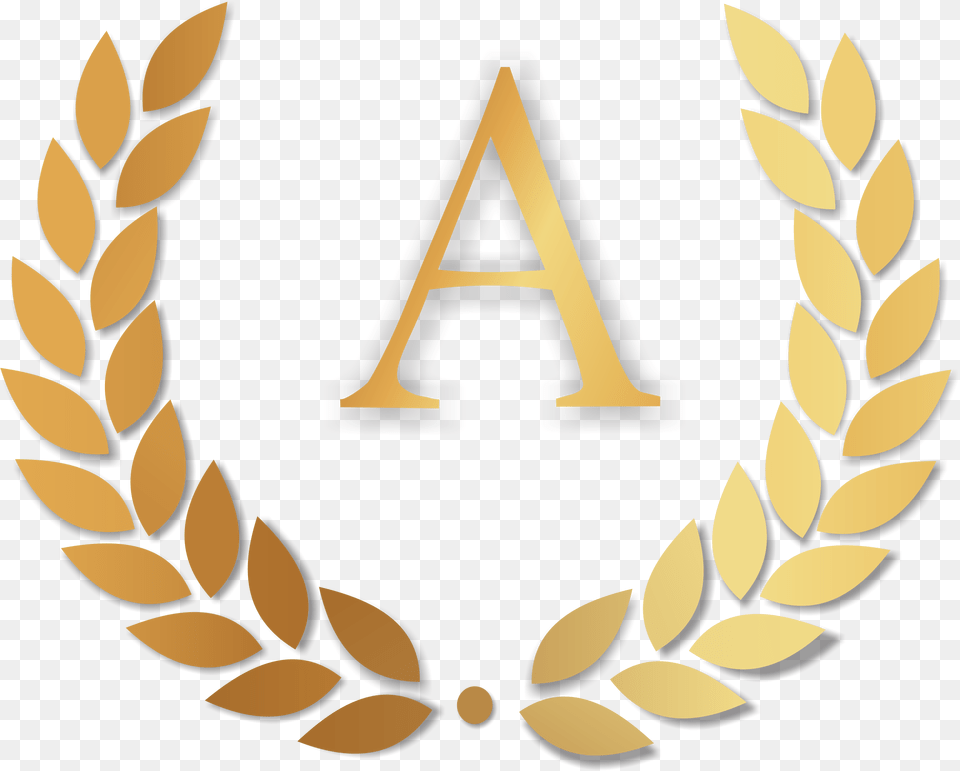 Laurel Wreath Gold Clipart Download, Emblem, Symbol, Logo Free Png