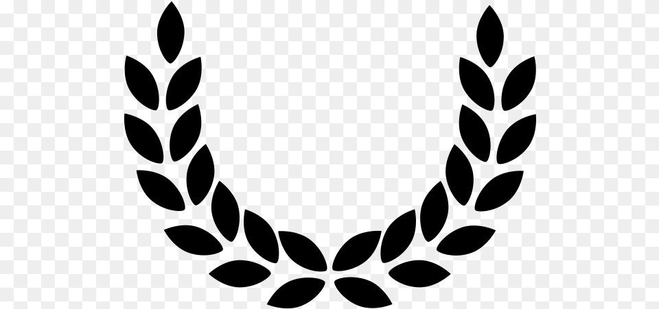 Laurel Wreath Icon, Gray Free Png Download