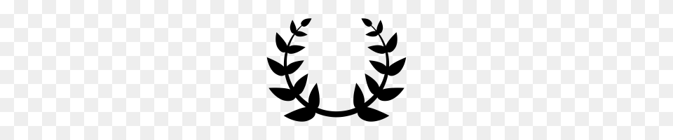 Laurel Wreath Icons Noun Project, Gray Free Png