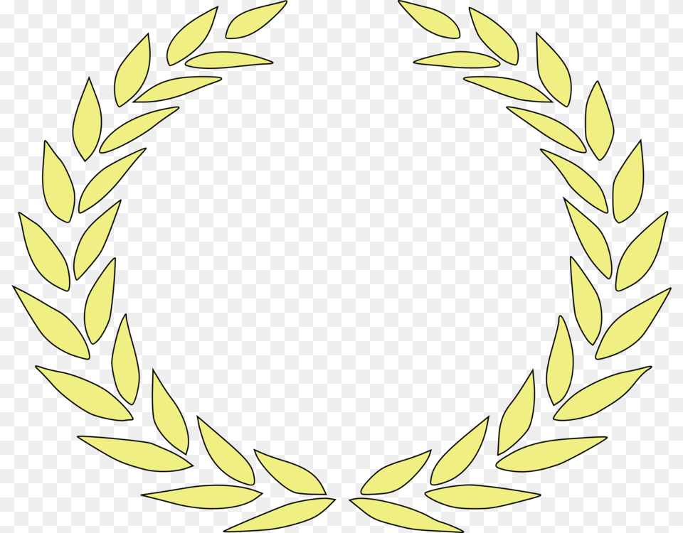 Laurel Wreath Logo Drawing Flower Lambang Bunga Padi, Symbol, Emblem, Person Free Png