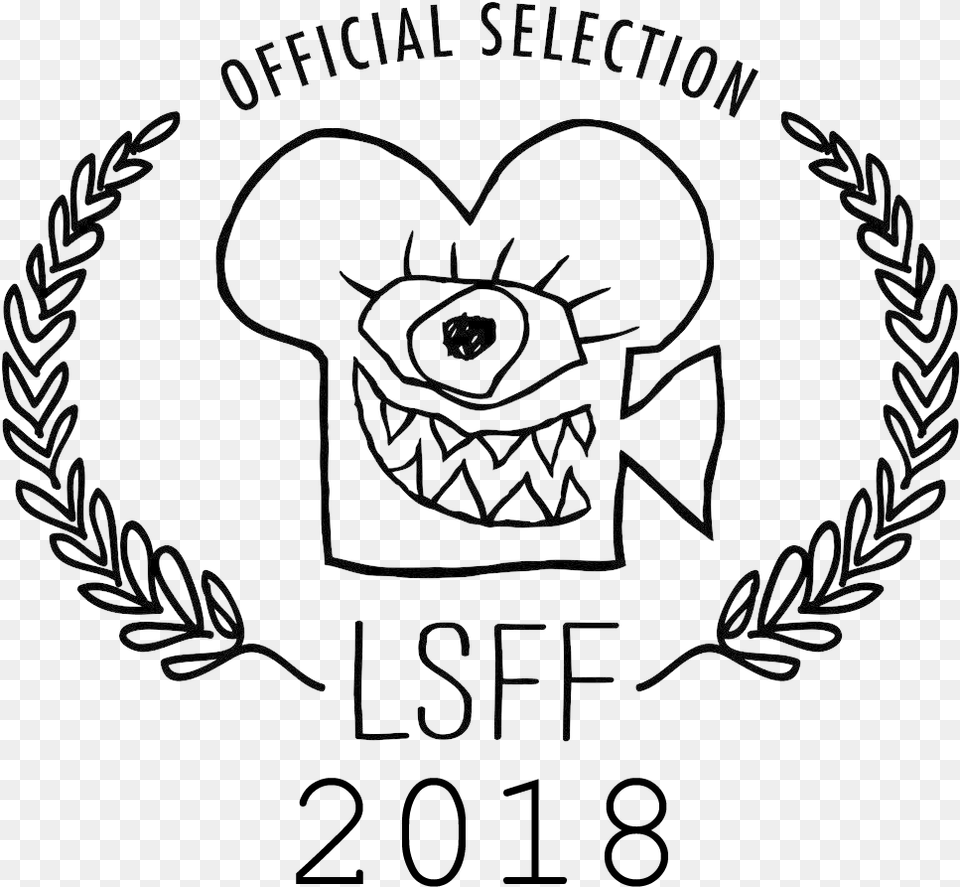 Laurels Official Selection London Short Film Festival, Emblem, Symbol, Logo, Blackboard Free Png