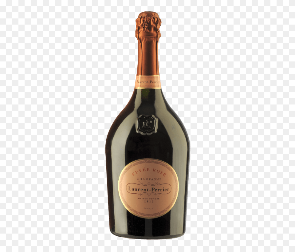 Laurent Perrier Cuvee Rose, Alcohol, Beverage, Bottle, Liquor Png Image