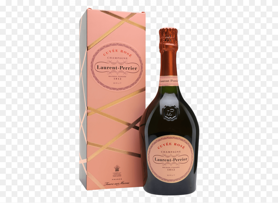 Laurent Perrier Rose Nv Champagne, Alcohol, Wine, Liquor, Wine Bottle Free Transparent Png