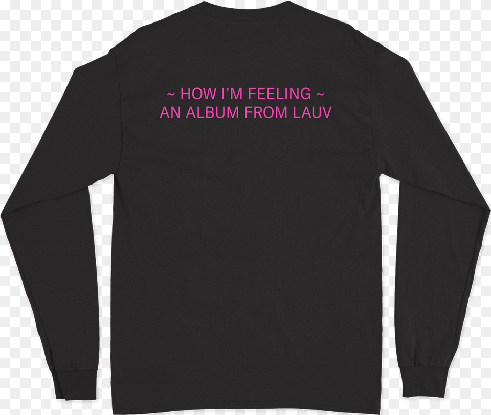 Lauv Feelings Sweatshirt, Clothing, Long Sleeve, Sleeve, T-shirt Free Png