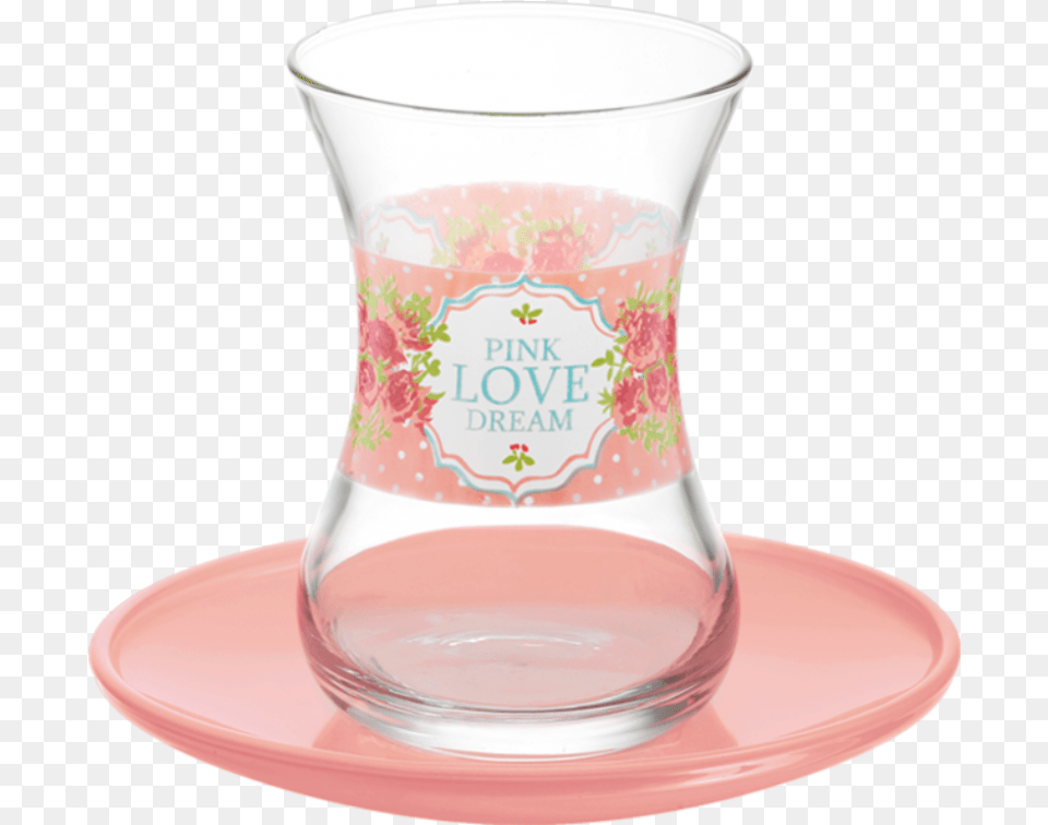 Lav Turkish Tea Glass Set Pink Love Dream Grand Bazaar Turkish Tea Glass Plate Set Pink, Jar, Pottery, Jug, Vase Png Image