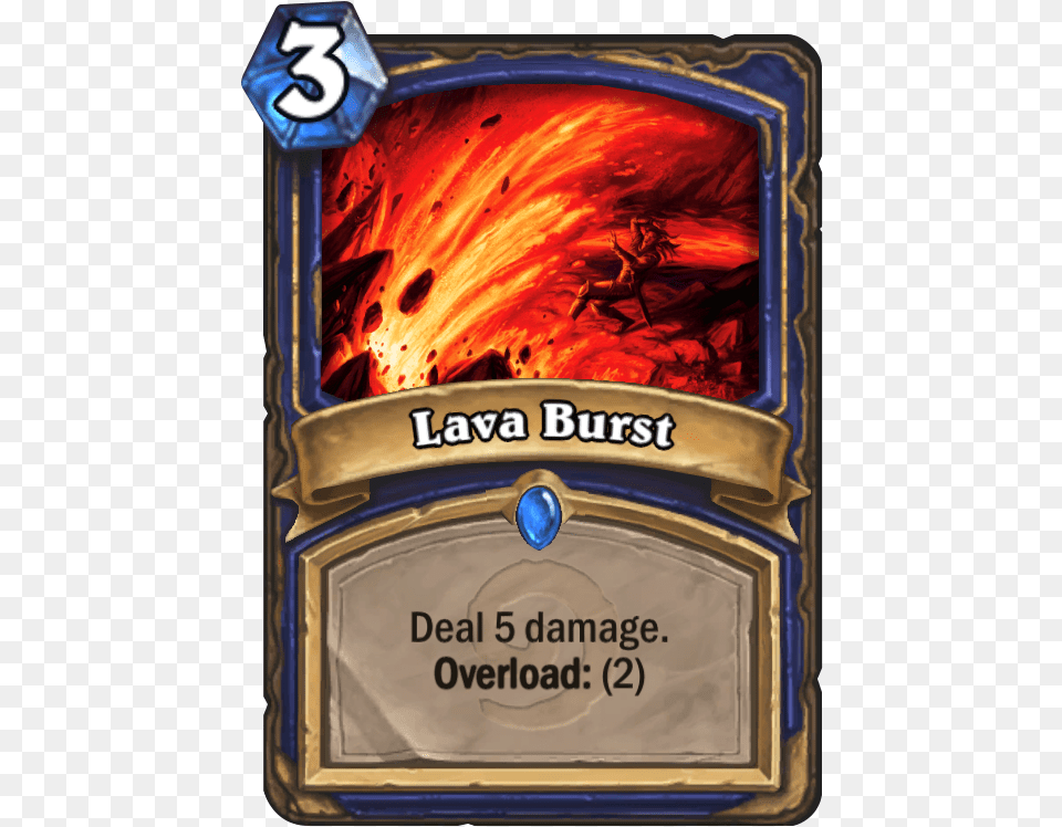 Lava Burst Card Lava Burst Hearthstone, Mountain, Nature, Outdoors, Adult Png Image