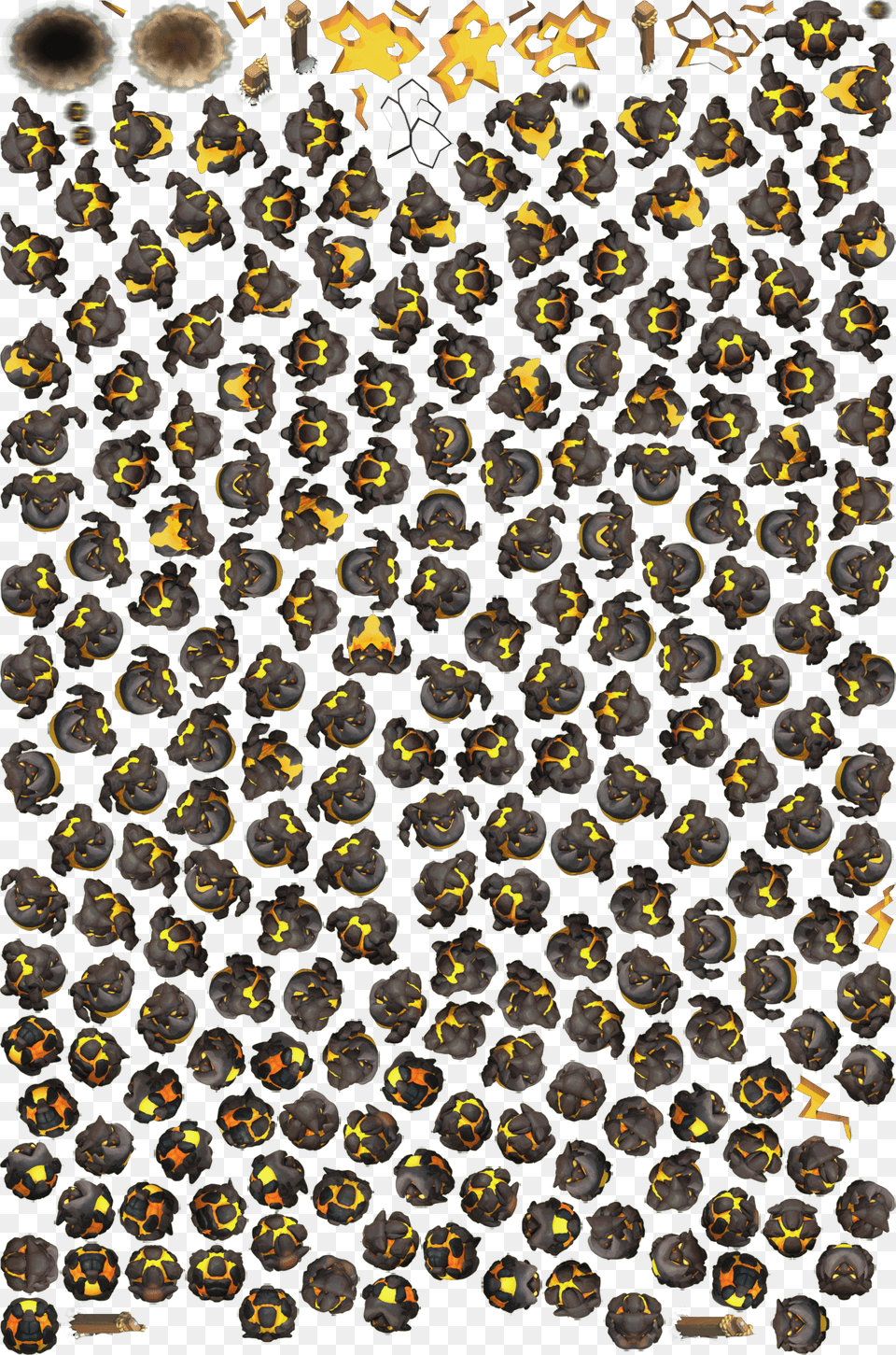 Lava Golem Clash Royale, Pattern, Accessories, Art Free Png