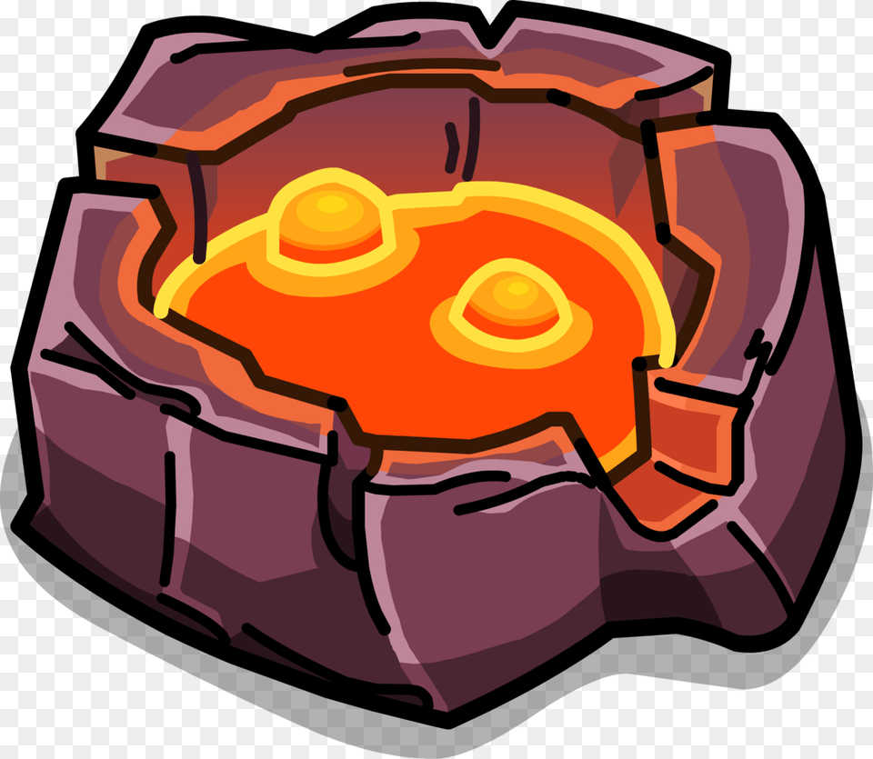 Lava Puddle Sprite Volcano Crater Clip Art, Forge, Bulldozer, Machine Free Png