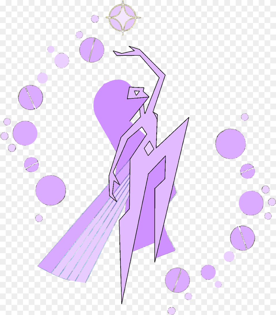 Lavendar Diamond Illustration, Art, Graphics, Purple, Lighting Free Png