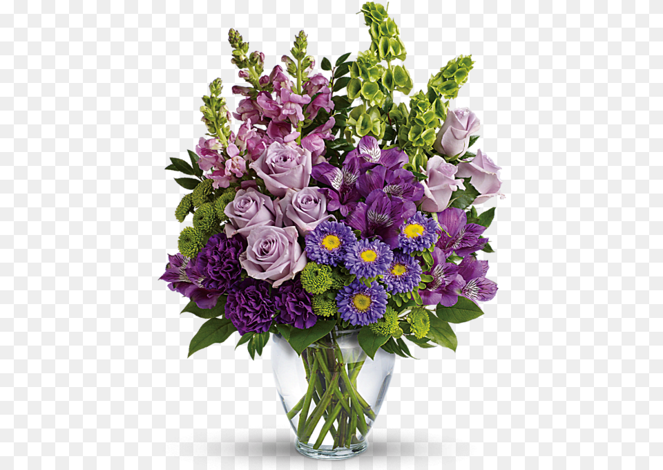 Lavender Charm Bouquet Lavender Flowers Bouquet, Flower, Flower Arrangement, Flower Bouquet, Plant Png Image