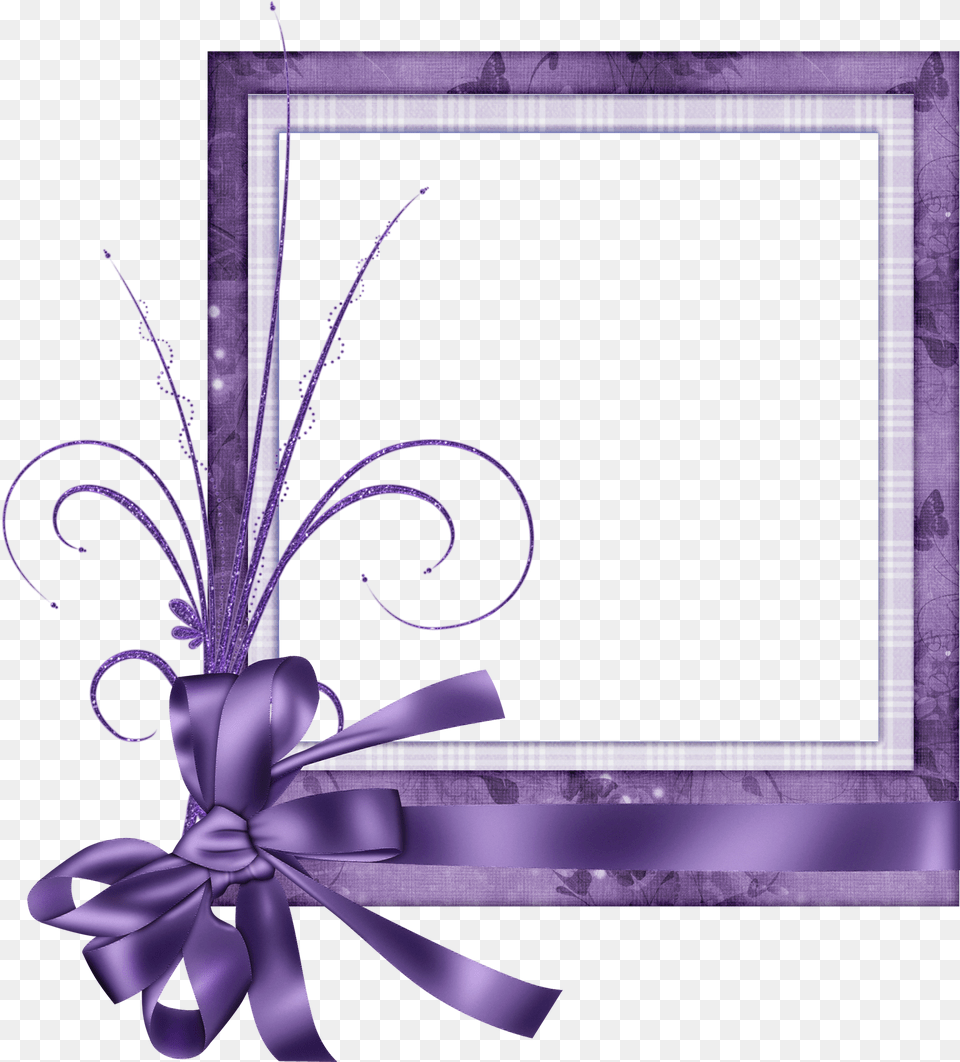 Lavender Clipart Name Tag Frame Transparent Graduation Picture Frame, Purple Free Png Download
