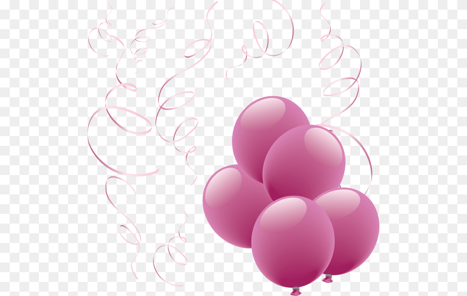 Lavender Color Balloon Balloon Birthday Background, Pattern Free Transparent Png