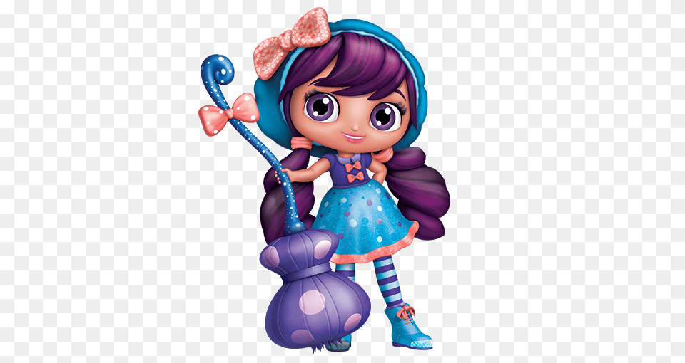 Lavender From Little Charmers Nickelodeon Africa, Doll, Toy, Baby, Person Png