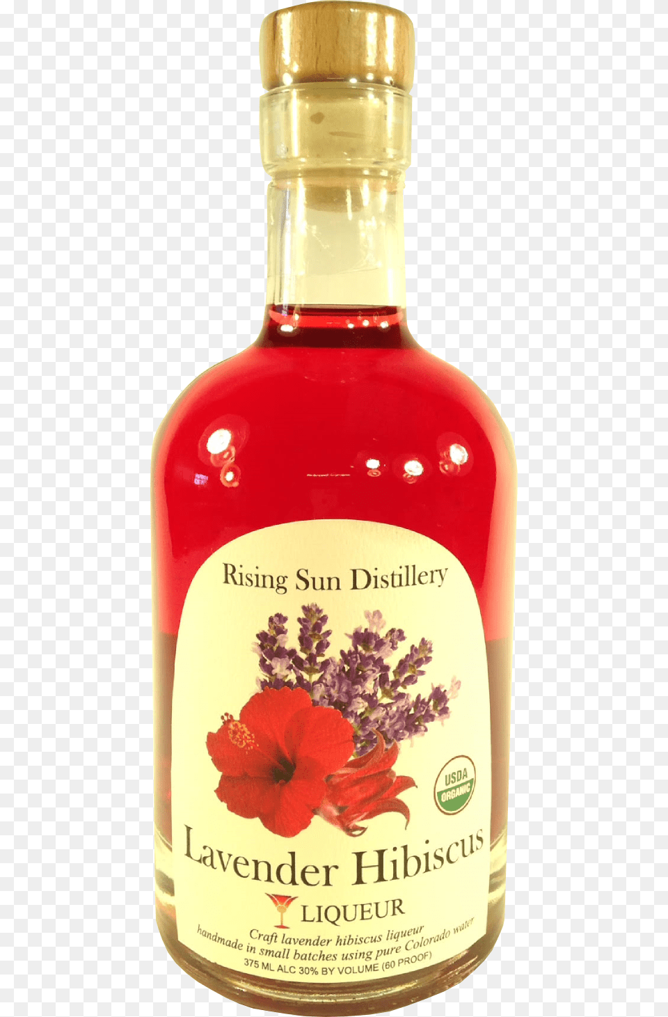 Lavender Hibiscus Liqueur, Flower, Plant, Alcohol, Beverage Free Transparent Png