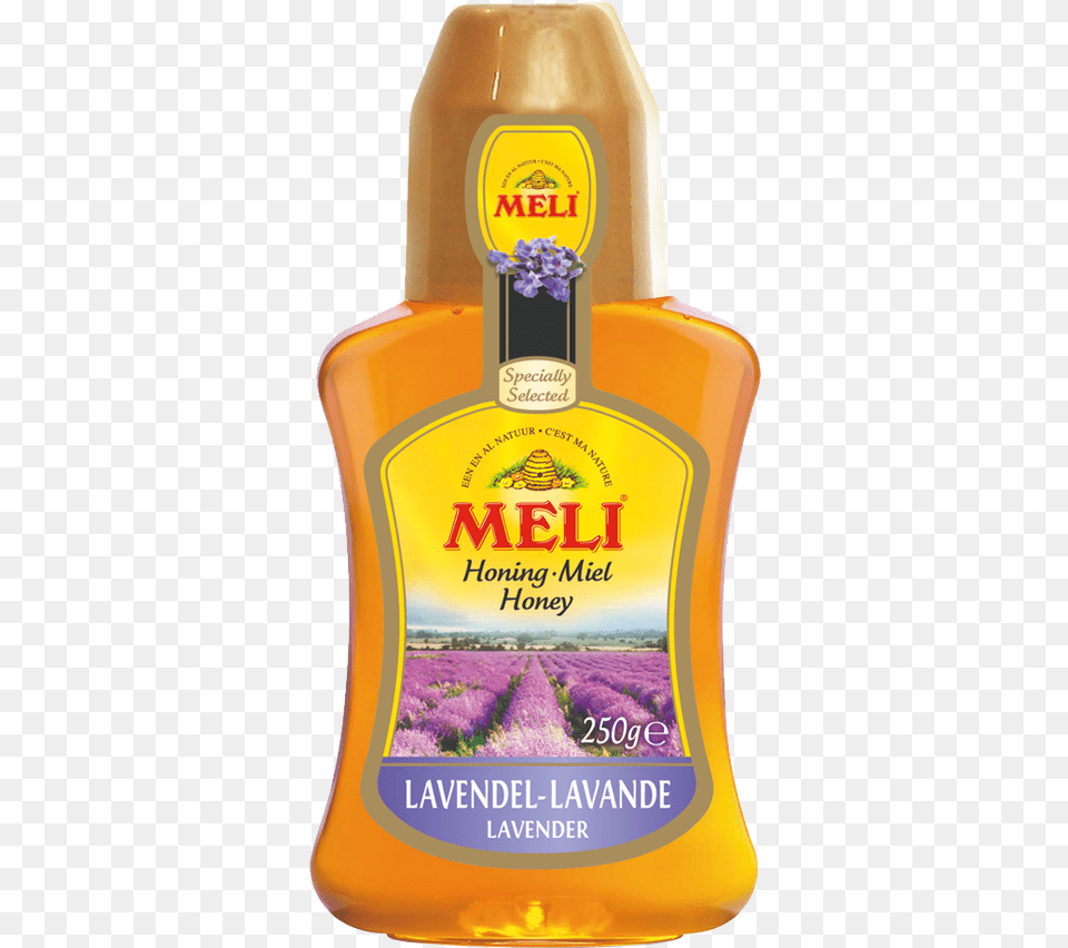 Lavender Honey Meli Honing, Food, Ketchup, Bottle Free Transparent Png